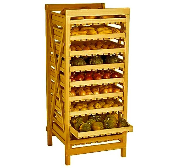 Стелаж для овочів і фруктів "Енотера" каррі Миколаїв - фото 1