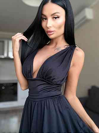 Женское летнее мини платье-комбинезон из микродайвинга 42/44, Черный Одесса