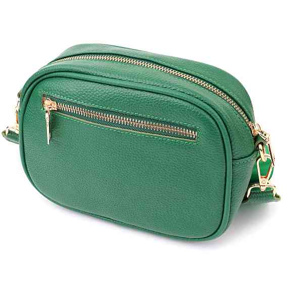 Сумка для жінок з натуральної шкіри Зелений (Vintage) Київ