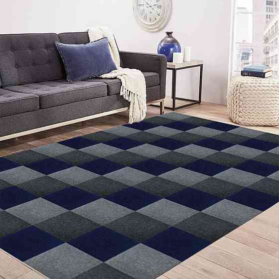 Самоклеюча плитка під ковролін синя 300х300х4,5мм SW-00001419 Дніпро