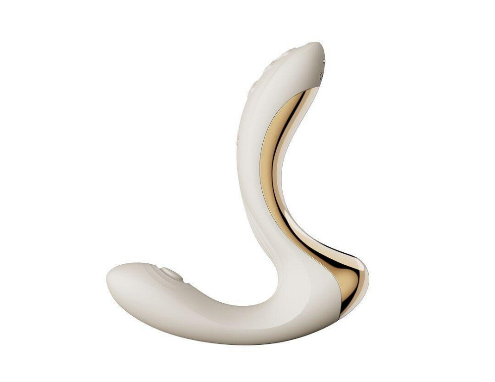 Вібратор-пульсатор з вакуумною насадкою Zalo – Talis G-Spot PulseWave Vibrator Ivory White Sex Aura Київ - фото 3