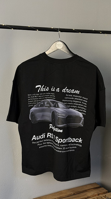 Футболка Audi RS7 Sportback «This is a dream» с принтом авто M, Хаки Черновцы - изображение 1