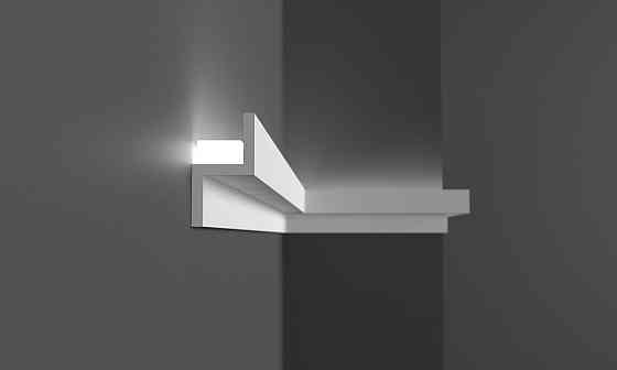 Молдинг полімерний для LED освітлення Grand Decor KH 902 Дніпро