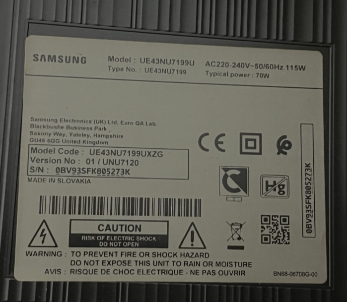 Телевизор Samsung 43