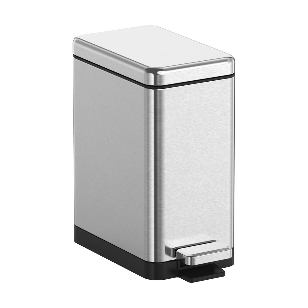 Відро для сміття з плавним закриванням Koer TC-010206-02 6 л колір нерж. сталь антипалець (KR5594) Чернівці - фото 5
