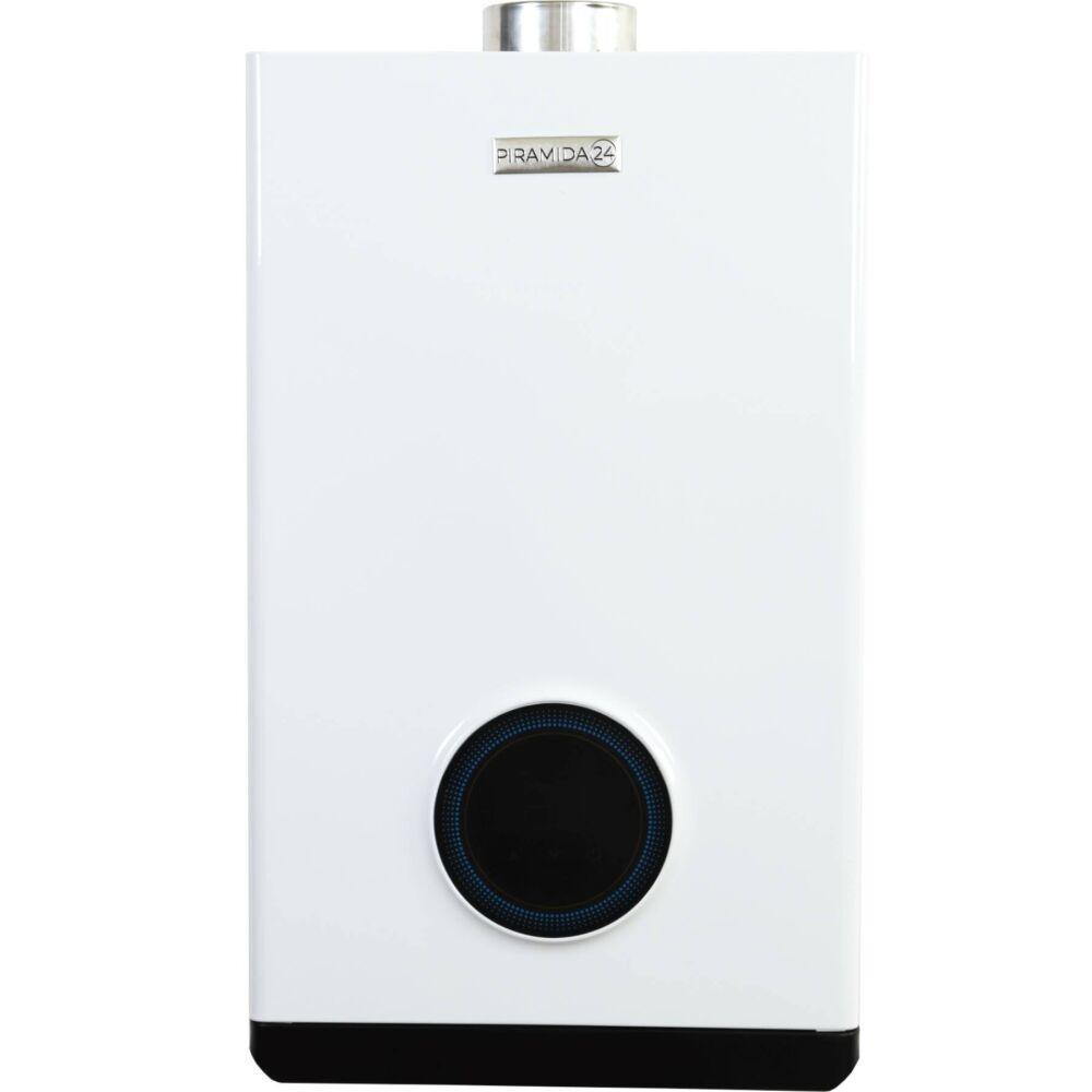 Газова колонка турбована Piramida 24 PG-24B проточний водонагрівач турбо із закритою камерою 12 л/хв димохід в комплекті Тернопіль - фото 2
