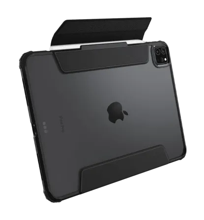 Фирменный защитный чехол-книжка Spigen Ultra Hybrid Pro для Apple iPad Pro 12.9 Black Днепр