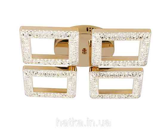 Люстра світлодіодна акрилова Sirius 2726/4 GD 40W*2 Київ