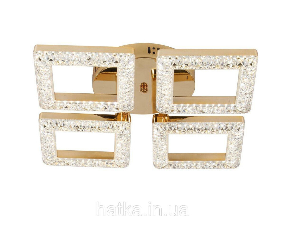 Люстра светодиодная акриловая Sirius 2726/4 GD 40W*2 Киев - изображение 1