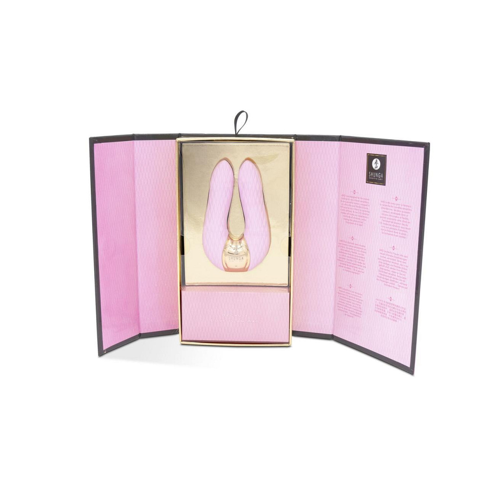 Вибратор для клитора Shunga Aiko Light Pink, гибкие кончики Sex Aura Киев - изображение 8
