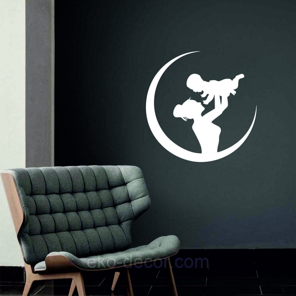 Декоративное настенное Панно «Мать и дитя», Декор на стену 50*50 см, Белый Киев - изображение 5