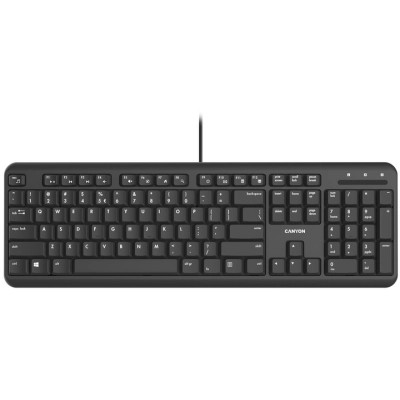 Клавиатура Canyon HKB-20 Velvet USB UA Black (CNS-HKB02) Винница - изображение 1