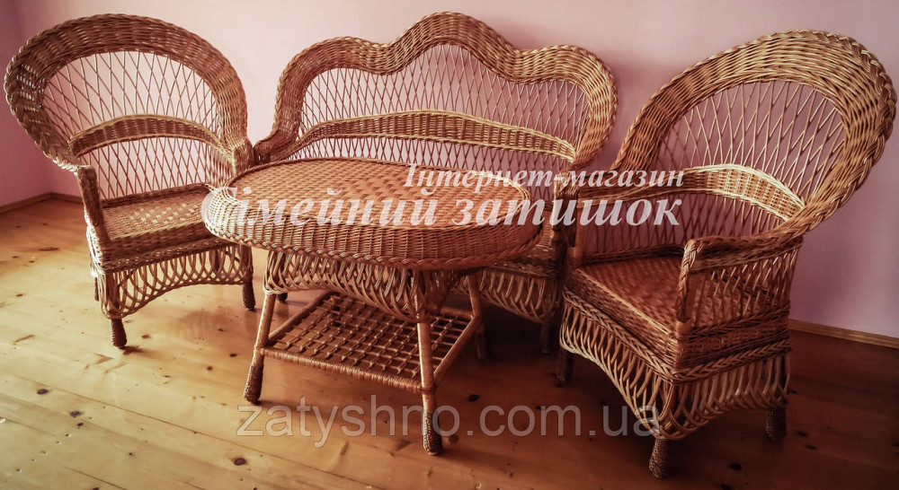 Плетеная мебель из лозы для дачи Киев - изображение 1