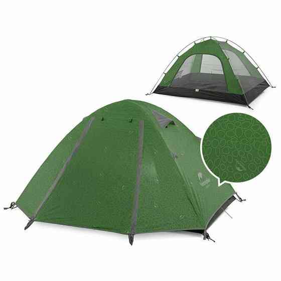 Двомісний намет Naturehike P-Series NH18Z022-P 210T 65D (Темно-зелений) Вінниця