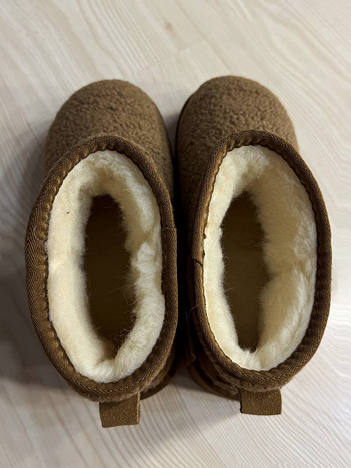Уггі жіночі Itts 1707-2 з хутром тедді на платформі коричневі, 38, 24 см Київ - фото 18
