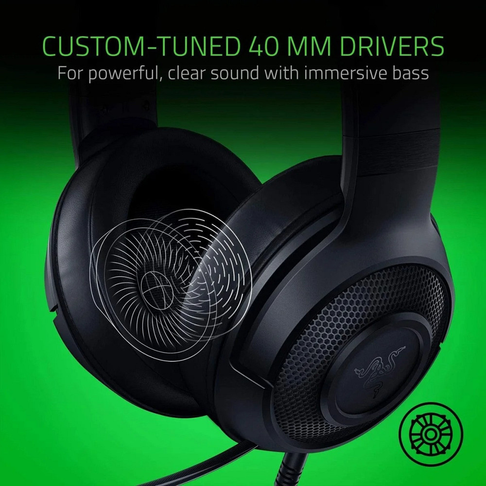 Гарнітура Razer Kraken X Lite Black (RZ04-02950100-R381) Чорний Харьков - изображение 8