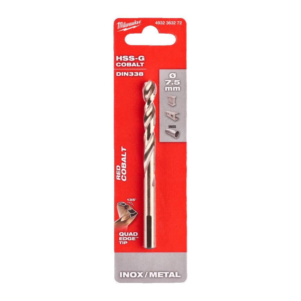 Свердло по металу HSS-Co MILWAUKEE DIN338, діаметр7,5мм Одеса - фото 1