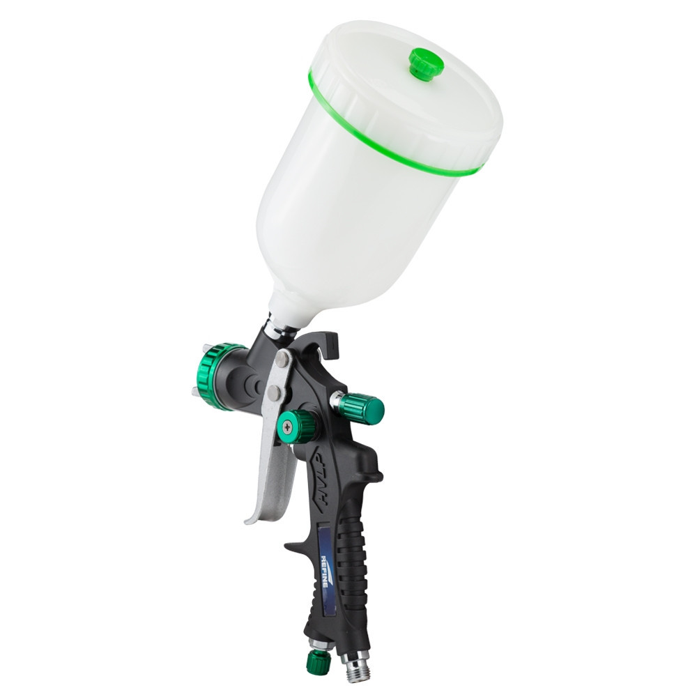 Краскораспылитель HVLP Ø1.4мм 170-285л/мин 2-3бар в/б 600мл (пласт) REFINE (6812351) Киев - изображение 3