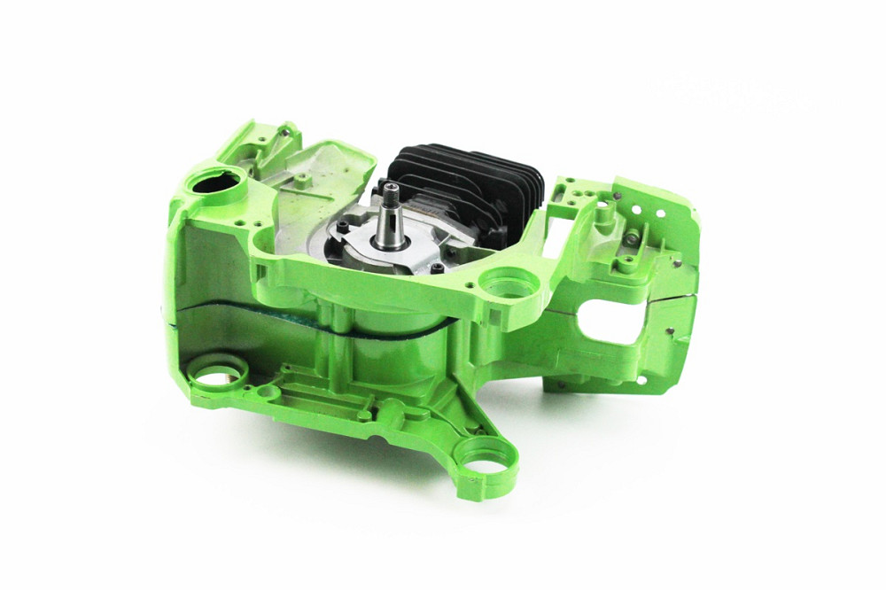 Блок двигуна у зборі 45cc 43mm, зелений картер, чорний циліндр Киев - изображение 3