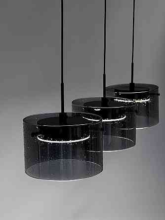 Підвісний світлодіодний світильник VALESO G 2922/3L 42W Димчасто-чорний Коломия