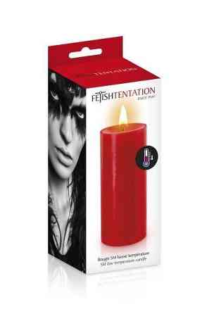 БДСМ-cвеча низкотемпературная Fetish Tentation SM Low Temperature Candle Red Sex Aura Киев