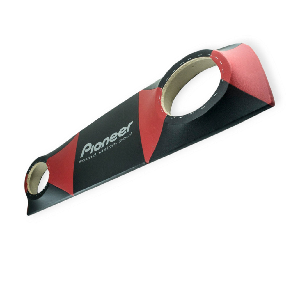 Полиця ВАЗ 2101-2107 (акустична) червона з накатом (шкірозамінником) задня Мукачево - фото 1