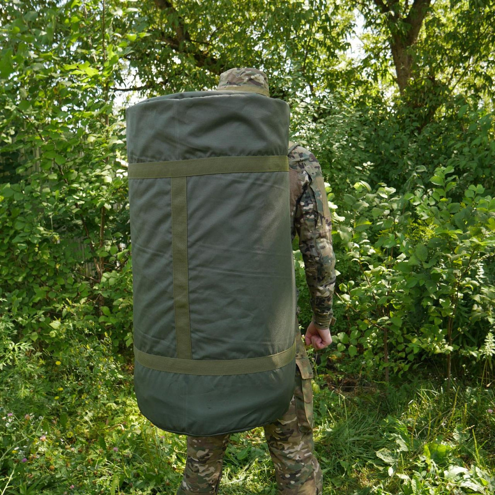 Тактична спецсумка баул рюкзак 120 л армійський дорожня сумка баул олива 120 л сумка баул WAR Львів - фото 10