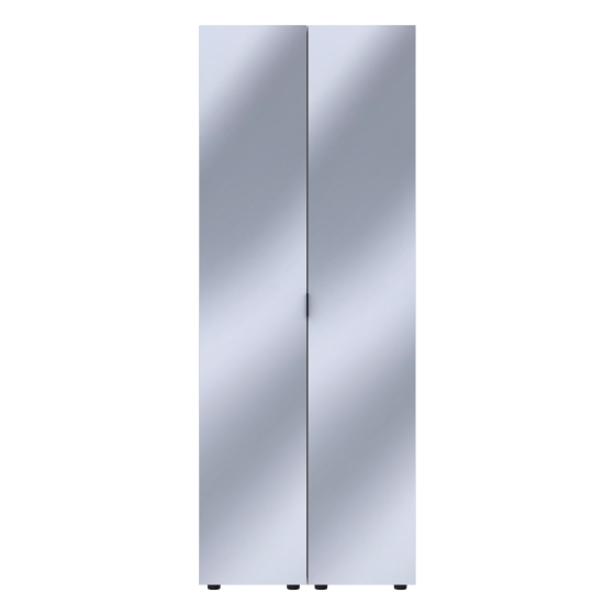 Комплект пеналів для одягу Doros Гелар (2 шт.) 78х49,5х203,4 см 2 Дзеркала/Кашемір (DRS-011261) Львів