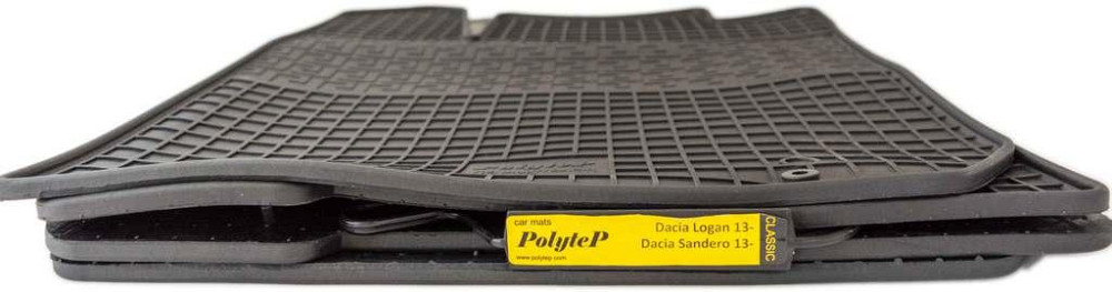 Килимки салону гумові Dacia Logan 13-/Dacia Sandero 13, к-т (4шт.) Київ - фото 1