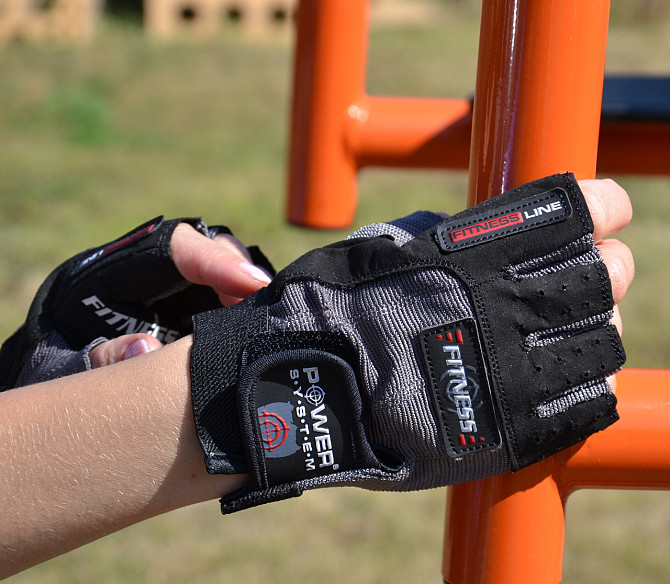 Рукавички для фітнесу Power System PS-2300 Fitness Grey/Black XXL Кам'янське - фото 7