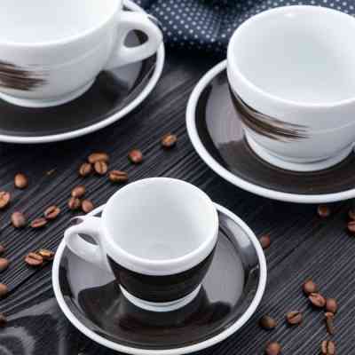 Чашка Ancap серія Verona "Millecolori" 180 мл Black (38445) Винница