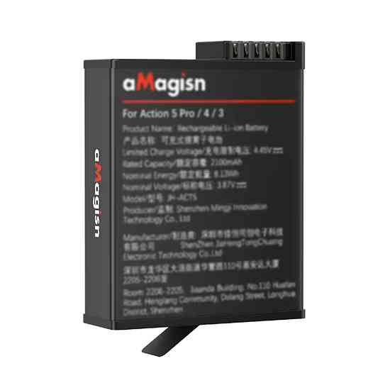 Акумулятор Action 6/5 Pro/Osmo 360 2100мАгод термостійкий aMagisn AA21 Київ