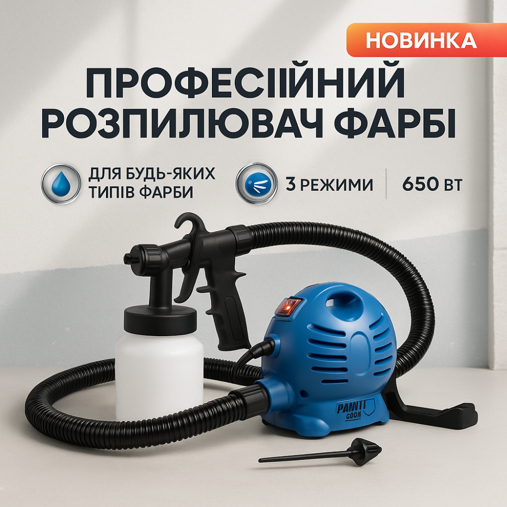 Электрические краскораспылители, Пульверизатор распылитель для густой краски, Пистолет для покраски XR-14 Львов - изображение 18