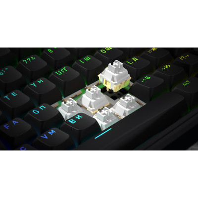 Клавиатура Hator Skyfall 80 Wireless Black/White (HTK3180UA) Винница - изображение 7