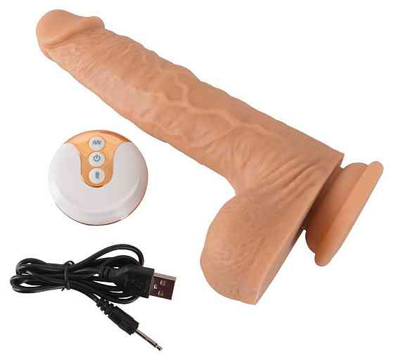 Вібратор реалістик Natural Thrusting Vibe Sex Aura Київ
