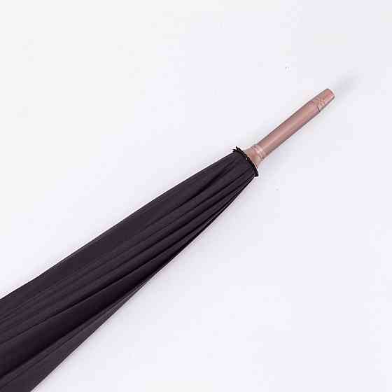 Класична парасолька-тростина з чохлом напівавтомат з поліестеру міцна надійна 12 спиць діаметр 120 см Фіолетовий HP-23-16V Київ