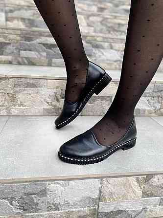 Lexi Балетки жіночі Lexi 2039 чорні (весна-осінь, шкіра натуральна) (2667) тільки 36р.і 40р. Коломыя