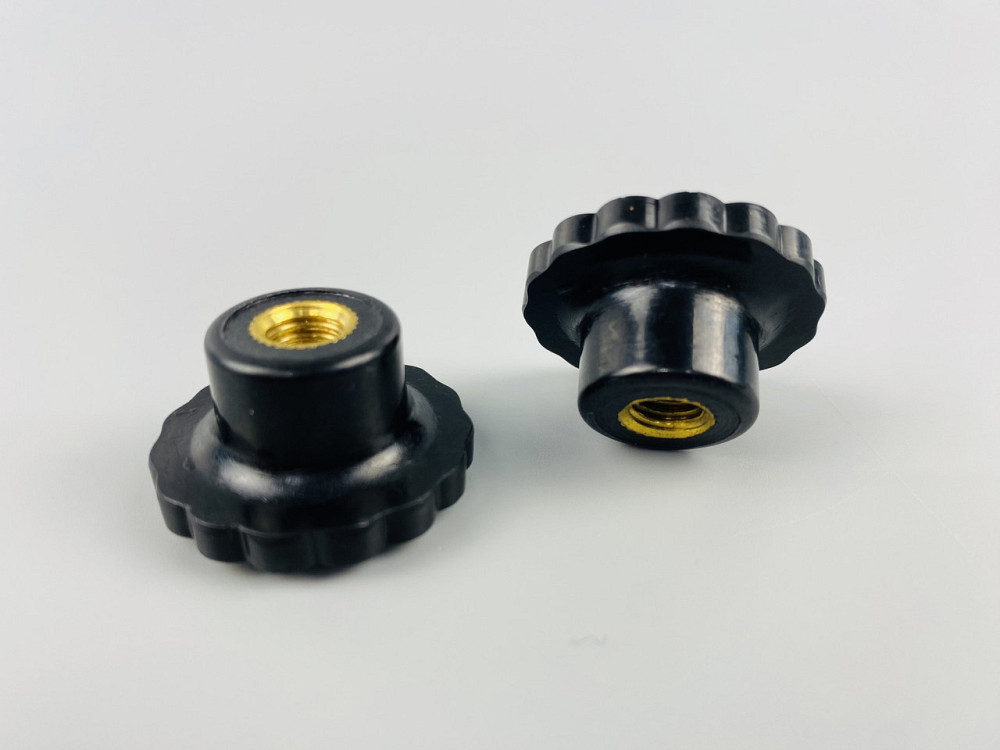 Наконечник важеля універсальний М10, D40 (шар чорний), латунна втулка різь внутрішня М10 Мукачево - фото 4