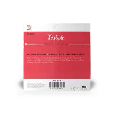Струни для скрипки D&apos;Addario Prelude Violin String Set 4/4 Scale Medium Tension (J810 4/4M) Вінниця
