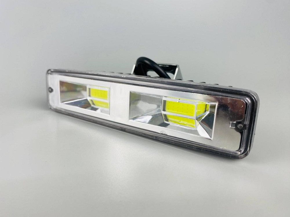 Фара LED прямокутна (chip COB) 48W 6000K (2 діода) (15см х 4см х 2.5 см) пластик Мукачево - фото 1