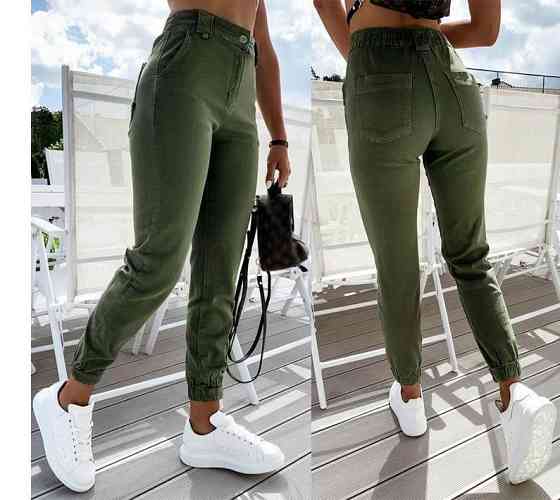 Жіночі брюки джогери "Elias" тонкі оптом | Норма | Розпродаж моделі Київ