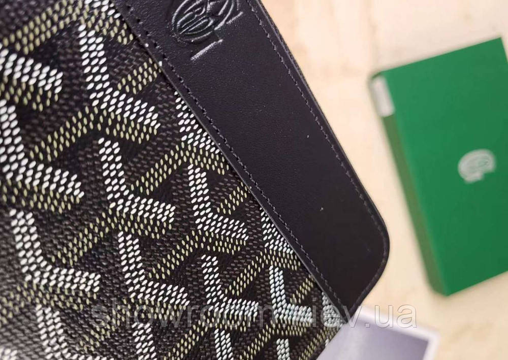 Гаманець на змійці Goyard (094) black Lux Київ - фото 7