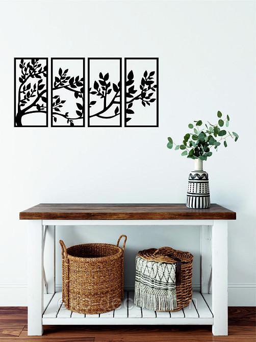 Декоративное настенное Панно «Весна», Декор на стену 70*145 см, Черный Киев - изображение 7