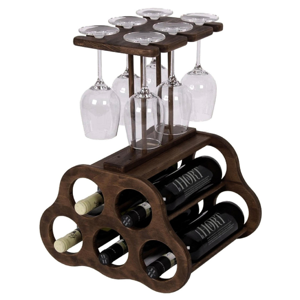 Настільна винна полиця "Пересан" капучино Миколаїв - фото 1