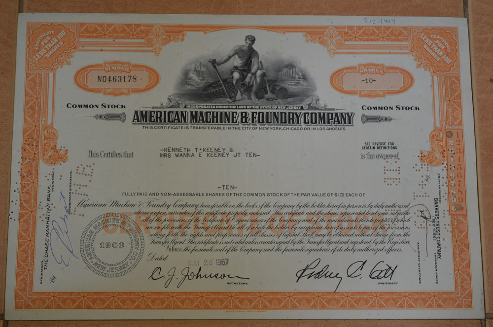 Акция. США. 1967 год №463178 (Б-4) Полтава - изображение 1