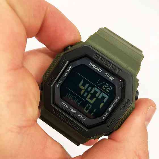 Годинники наручні спортивні, Електронні вологозахищені наручні годинники Водонепроникні 50 м JW-52 Львів