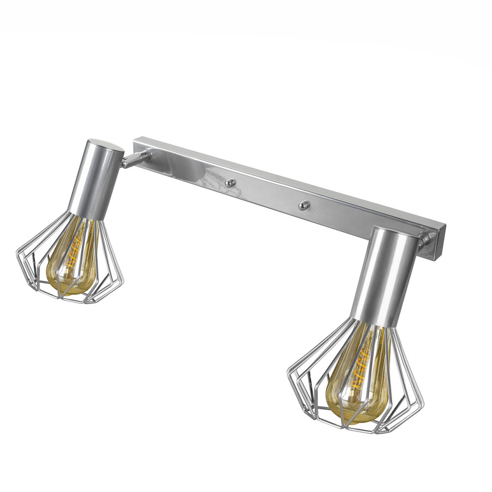 Светильник на планке с поворотними плафонами 2-Е27 Diadem NL 22151-2 CR хром Киев - изображение 3