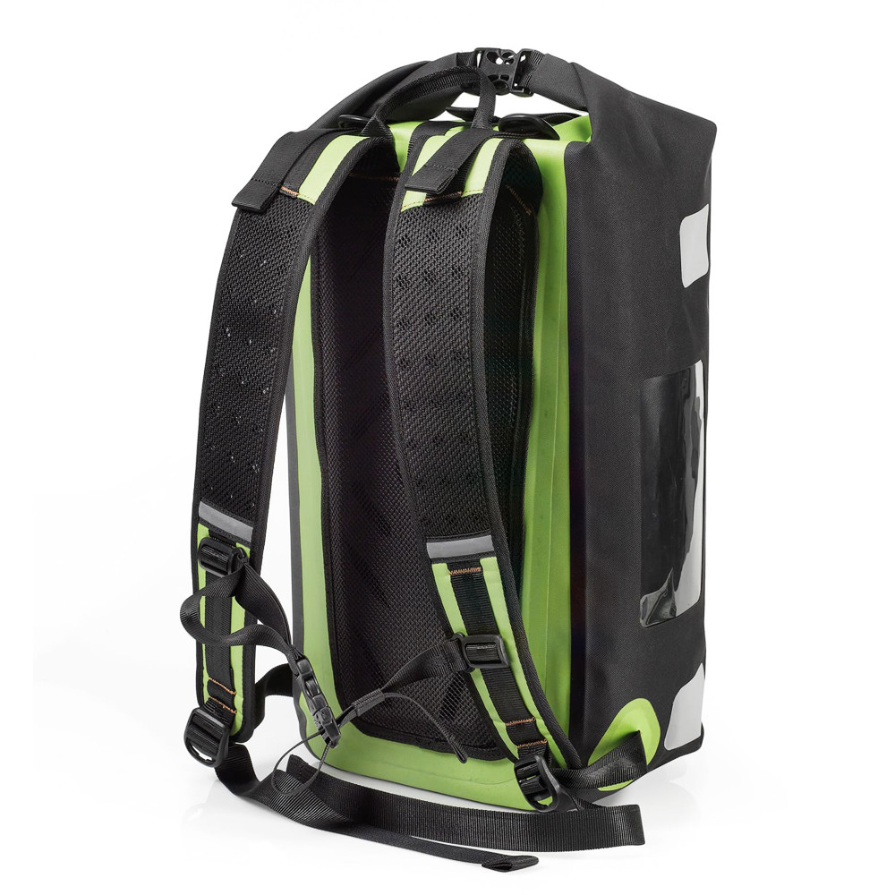 Рюкзак водонепроницаемый XLC, 61 x 16 x 24 см, неоново-зеленый Киев - изображение 4