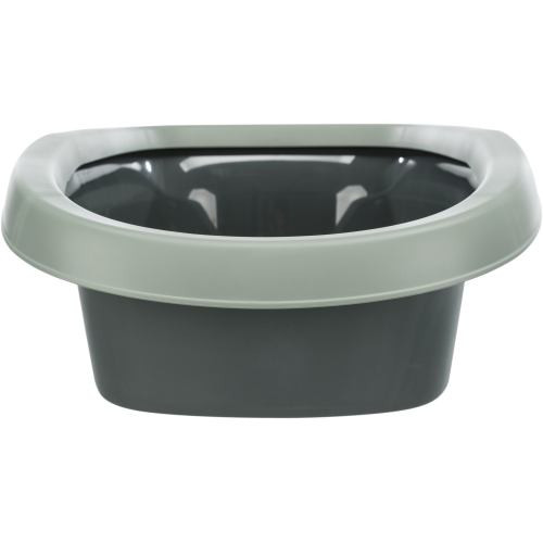 Туалет Trixie Be Eco Carlo для кошек с рамкой переделан пластиковый серый 38х17х58 см Киев - изображение 2