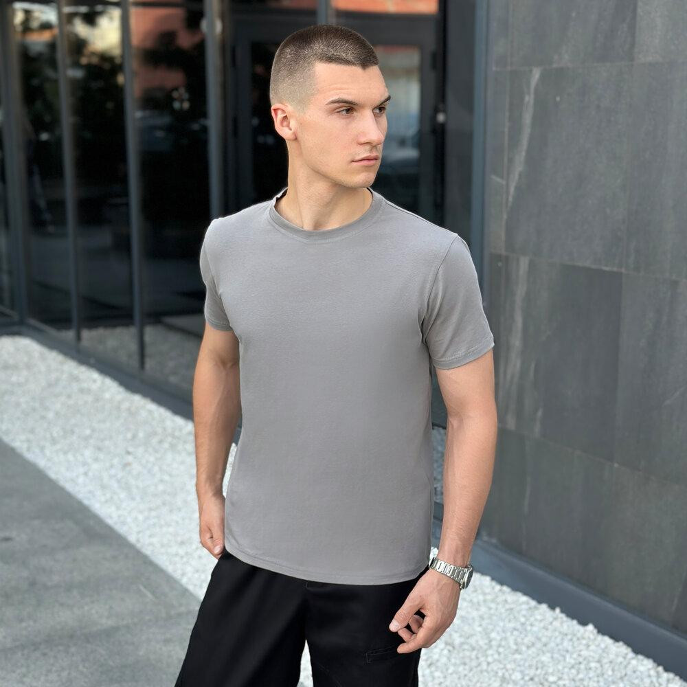 Мужская футболка стальная Pobedov Peremoga Киев - изображение 2